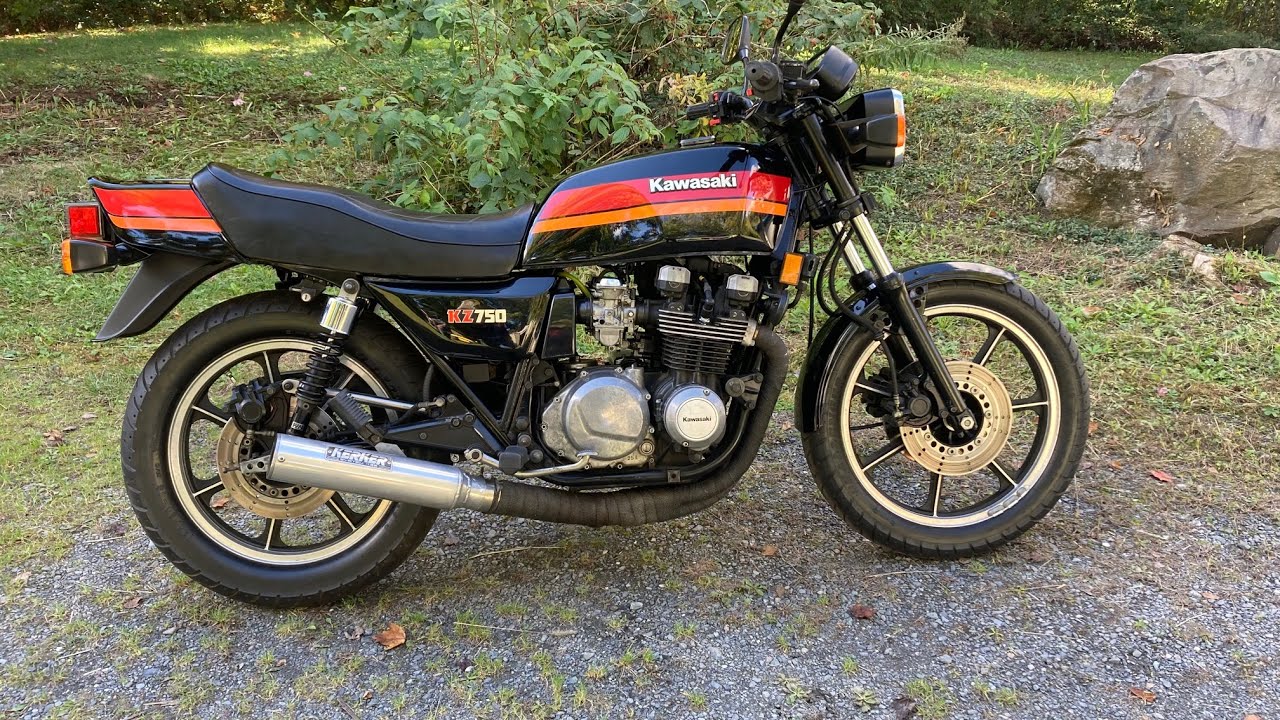 1984 Kawasaki KZ750 L4 Restoration And First Start / Drive by