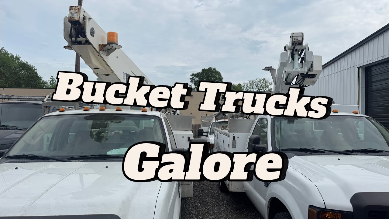 Commercial inventory overload tow trucks for sale bucket / box trucks, utility work vehicle vehicles