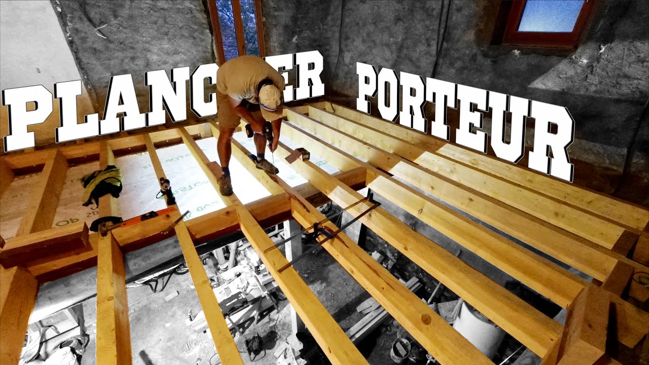 Ep61 - RECONSTRUCTION PLANCHER + Solives vrillées // La Grange en Rénovation