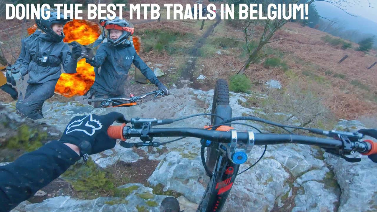 doing the best mtb trails in Belgium!