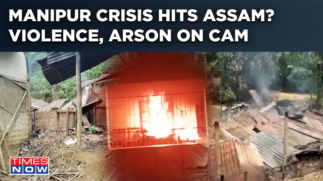 Manipur Sees Fresh Violence: Hundreds From Jiribam Flee To Assam| Police Post, Houses Torched| Watch