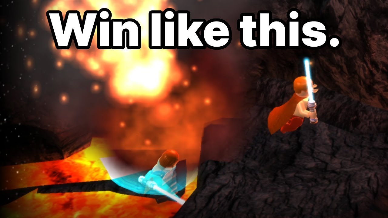 I found the worst way to kill this boss in LEGO Star Wars: The Complete Saga