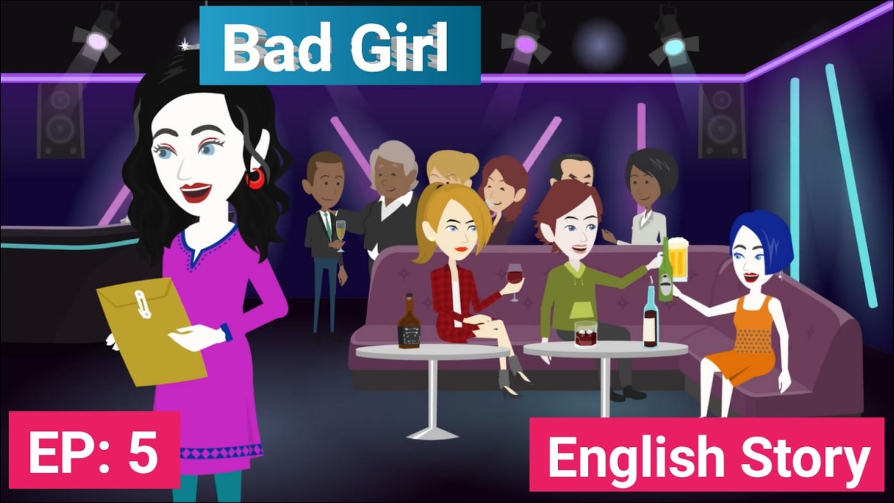 Bad Girl #5 |Animation Story |English Story |Learn English |Cartoon Video |Subtitles |Nabbo Toons.