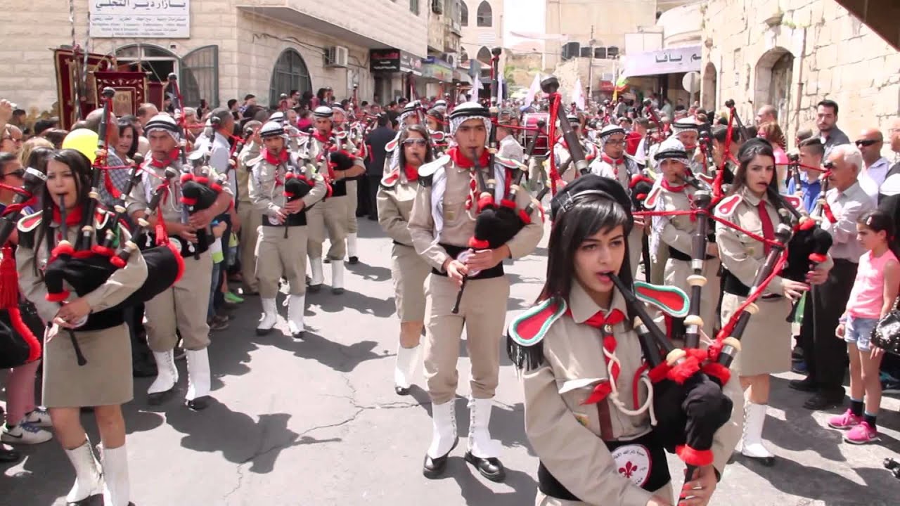 Holy Saturday Scout March 2014 'Sareyyet Ramallah'