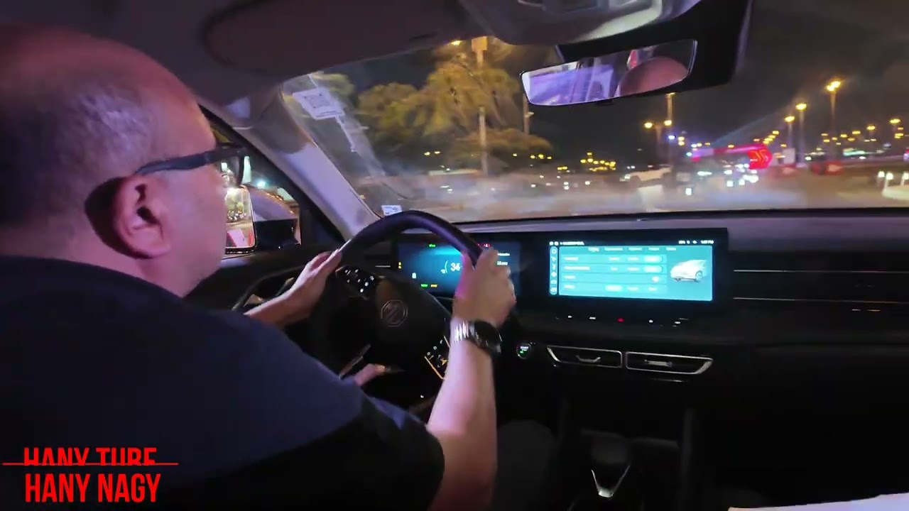 ام جي اتش اس هايبرد التسارع التمايل الاختبار ؟  MG HS HYBRID 2026 LDX Test Track