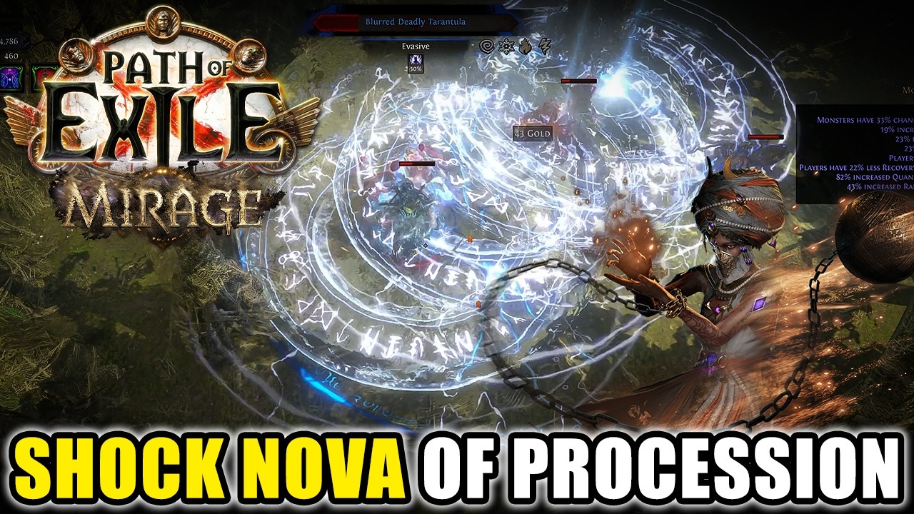 Shock Nova of Procession Finally Online⚡PoE Mirage League Progress