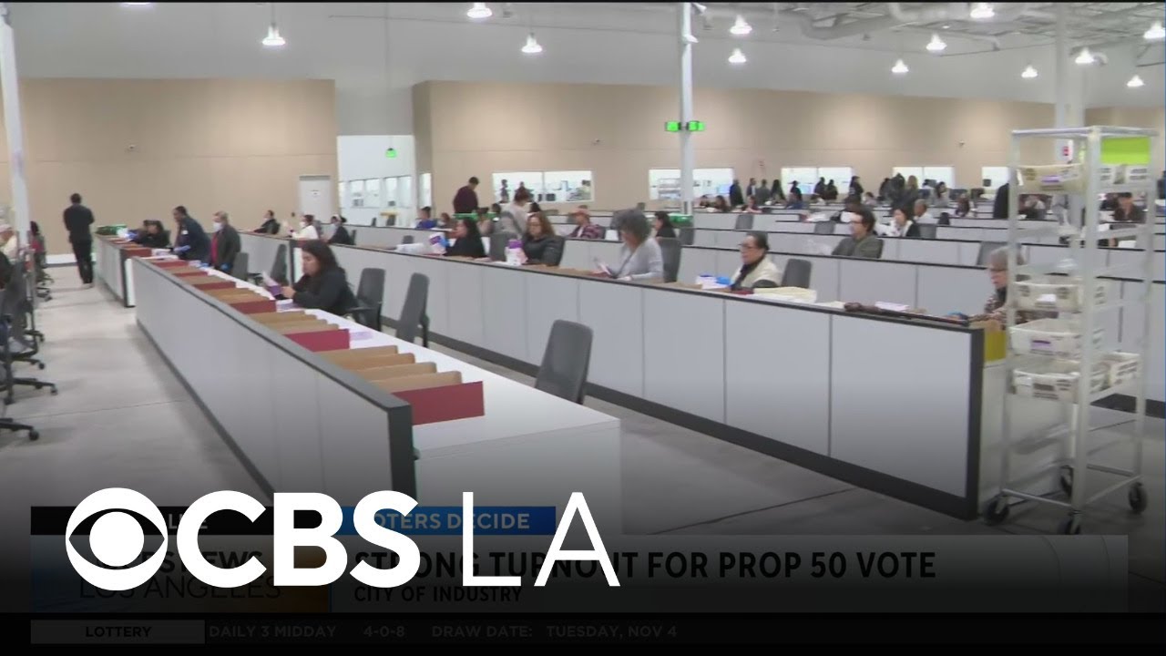 California has strong turnout in Proposition 50 voting