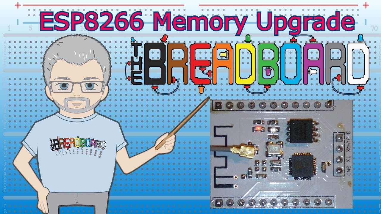 ESP8266 Memory Upgrade, 512K to 4MB for less than a dollar.