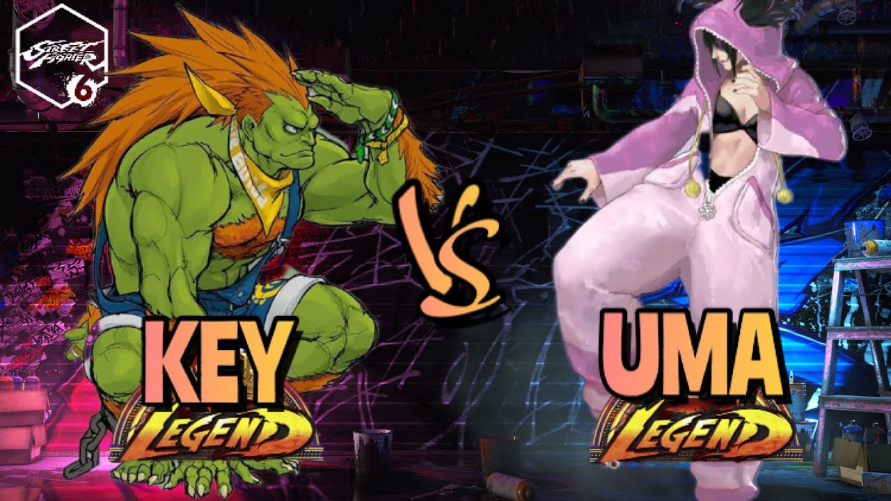 [SF6] UMA(Juri) vs Key(Blanka) High Level [Street Fighter 6]
