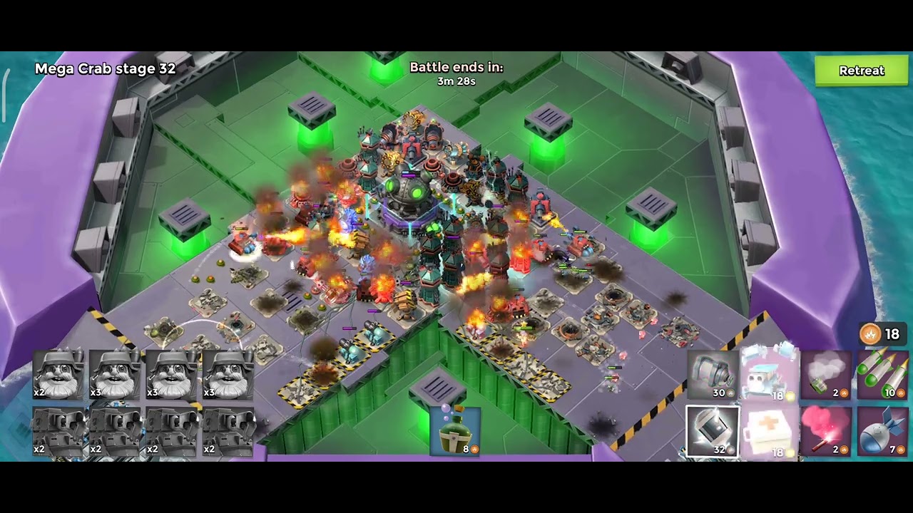 22.04.23 - Boom Beach - Mega Crab - stage 32 - April 2022