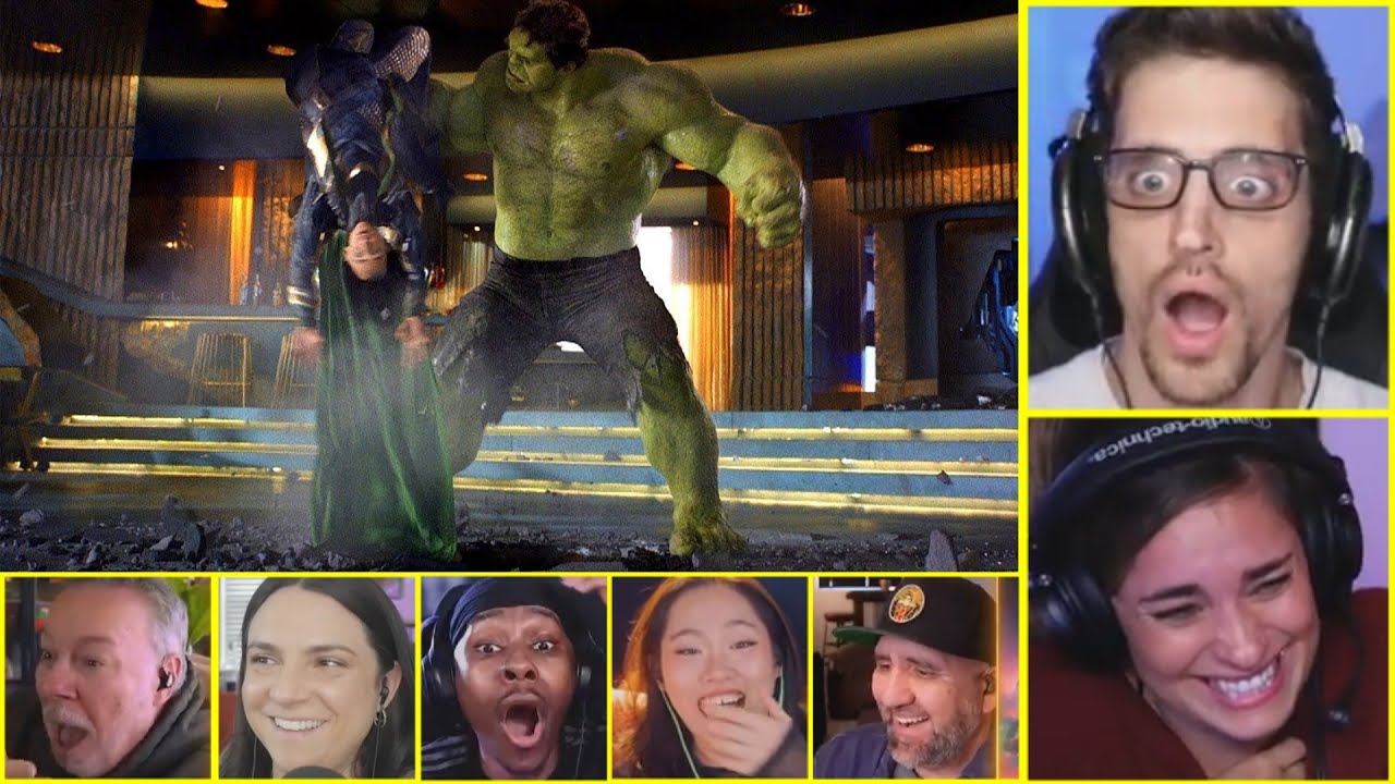 Hulk Smashing Loki | The Avengers | Reaction Compilation