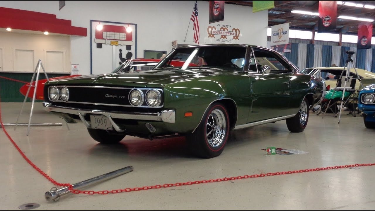 1969 Dodge Charger 500 4 Speed in Green & 440 Engine Sound on My Car Story with Lou Costabile