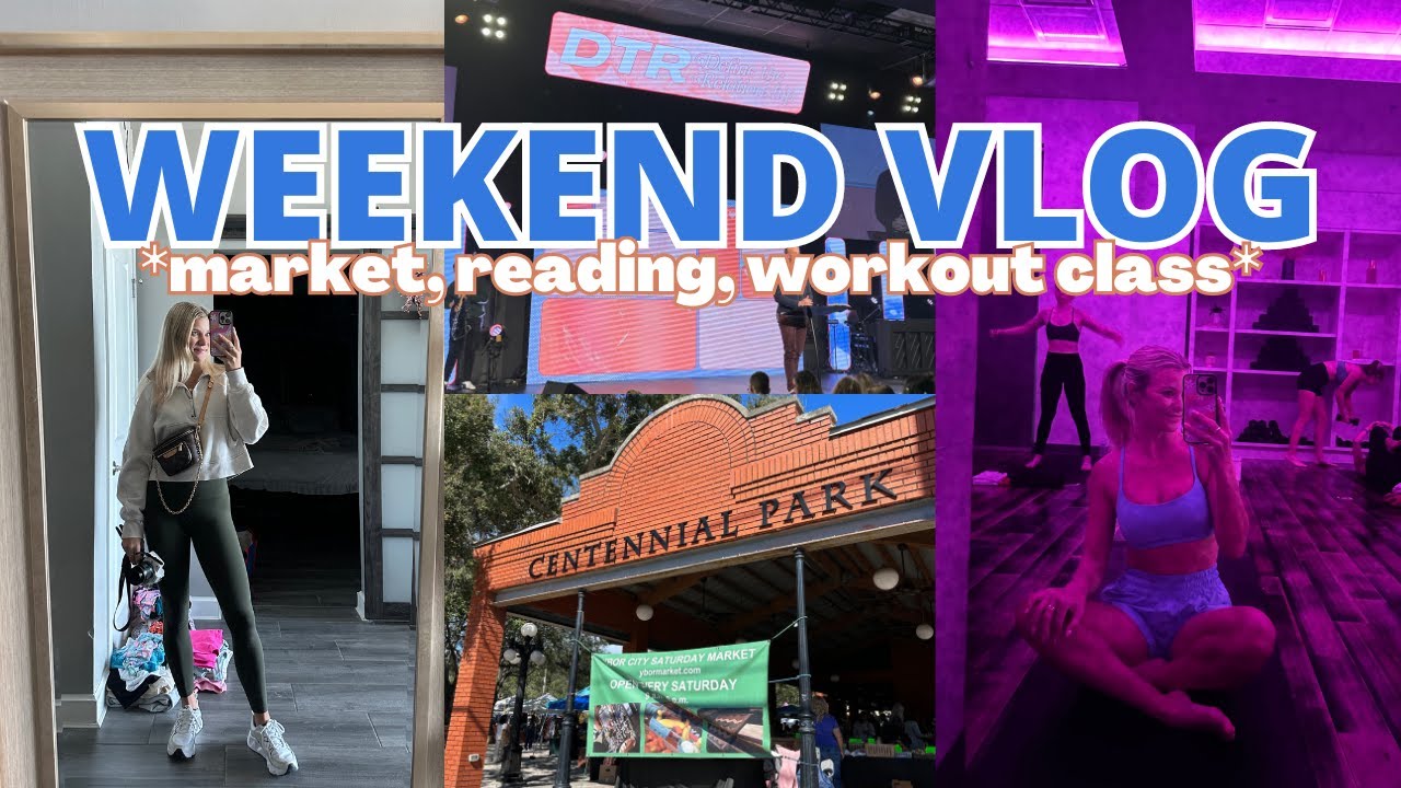 Weekend in my Life: new workout class, saturday market, reading, etc!