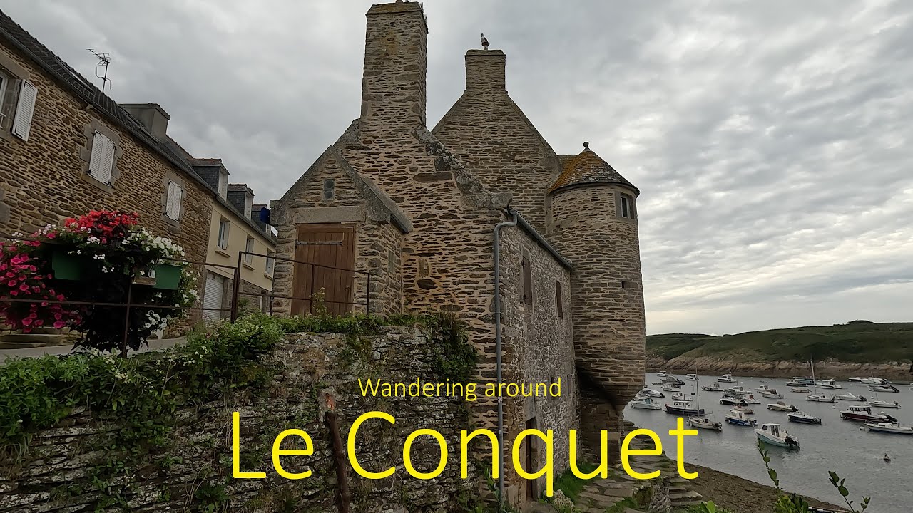 Wandering around Le Conquet, Finistère department, Brittany. A taste of a beautiful fishing village