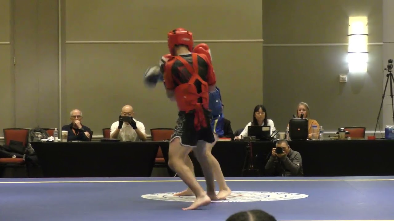 2025 US Junior Wushu Team Trials & Sanda Nationals - Fabian Almodovar vs. Mason Lee