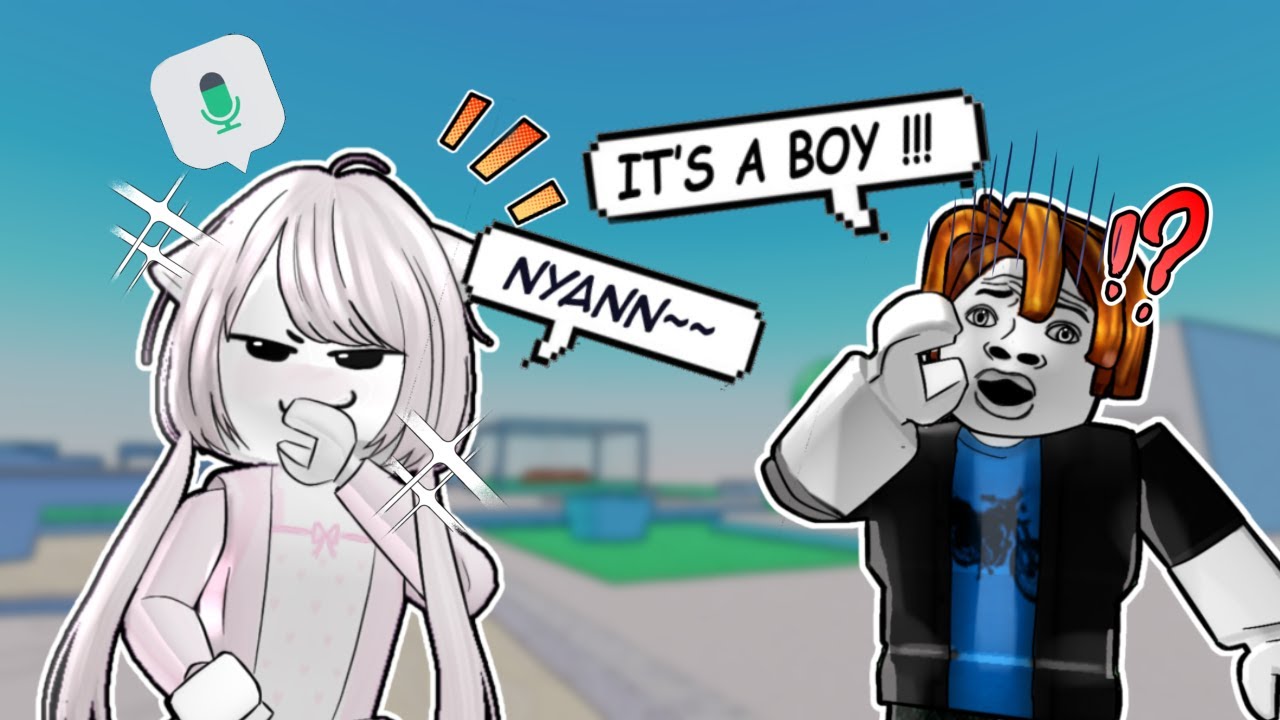 Using the BEST Mommy Voice in Roblox VC (They Went Feral)