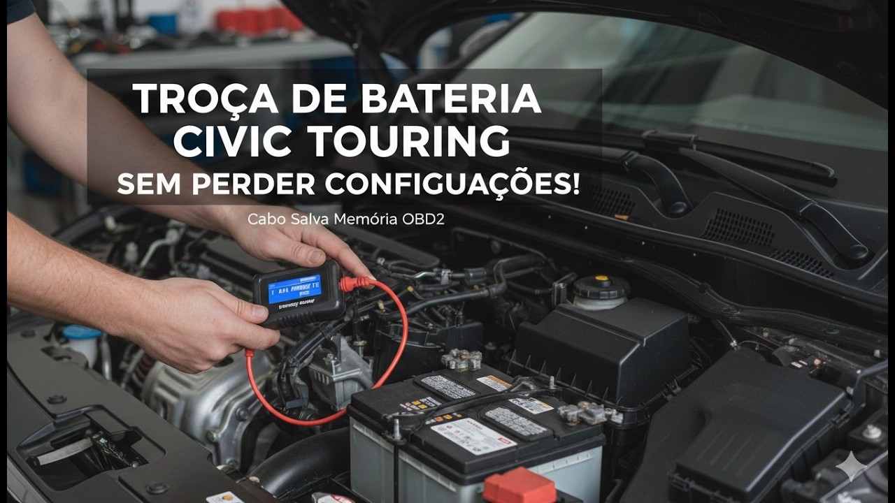 Troca de Bateria SEM PERDER MEMÓRIA! (Salve Rádio, Vidros e TBI)