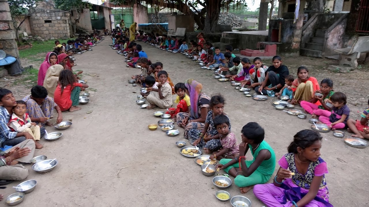 Feeding The Poor -  Khodiyar Mataji Mandir