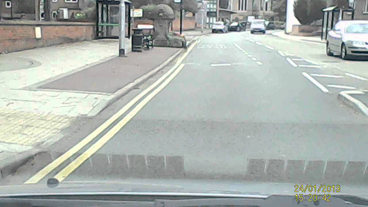 DashCam,  a drive through my village of Radcliffe on Trent
