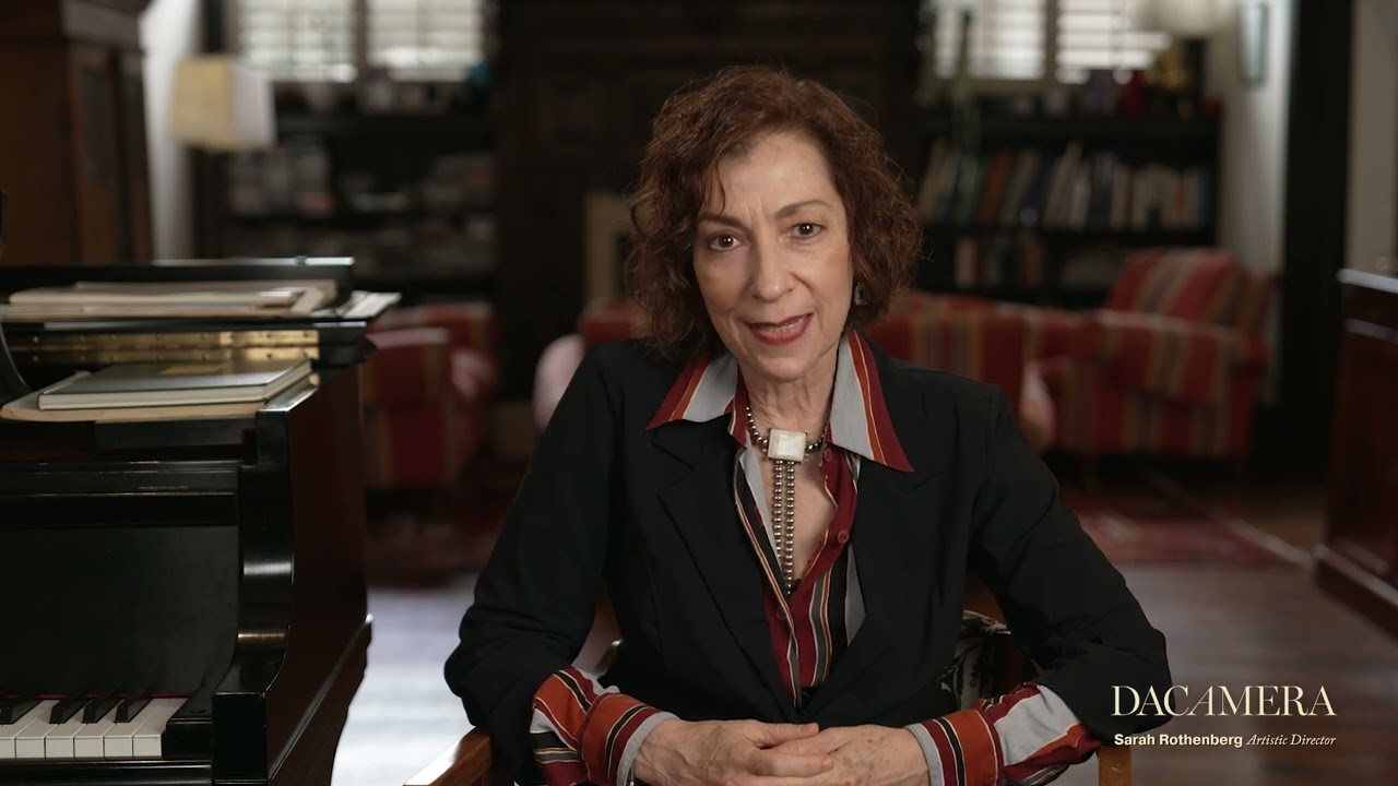 Artistic Director Sarah Rothenberg: Welcome to DACAMERA's 24-25 Season