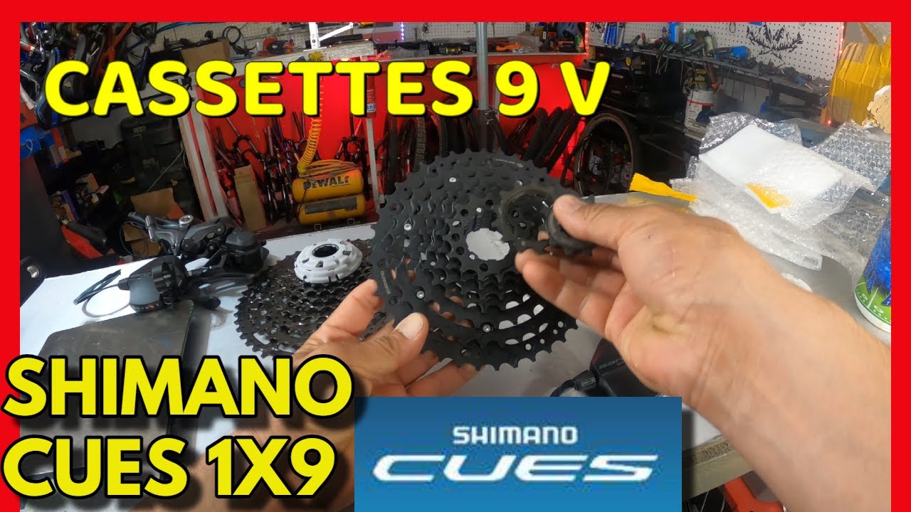 UNBOXING SHIMANO CUES 1x9 VELOCIDADES
