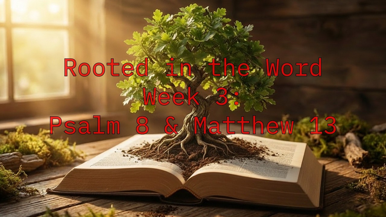 Rooted in the Word Week 3: Psalm 8 and Matthew 13