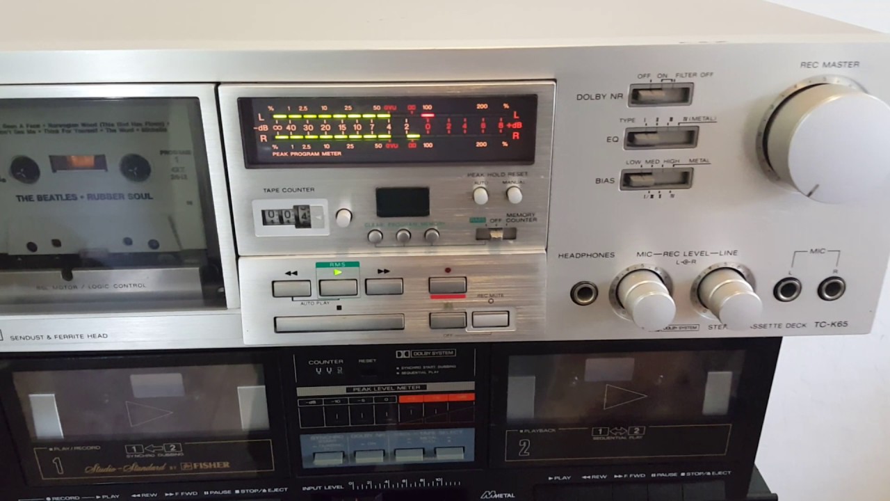 Sony TC-K65 Stereo Cassette Deck Player Recorder Dolby NR JAPAN GREAT working