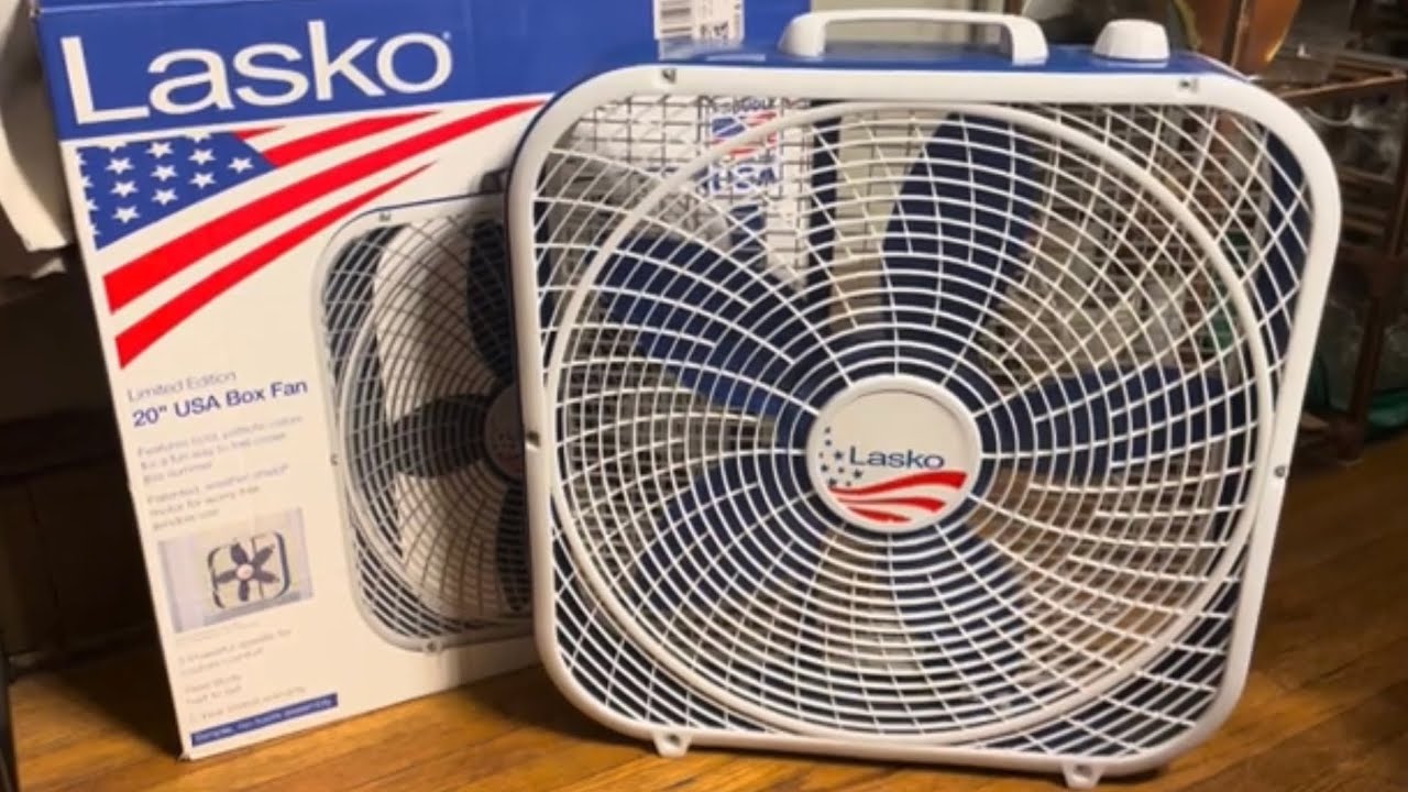 Lasko Limited Edition USA Box Fan (2021-22)