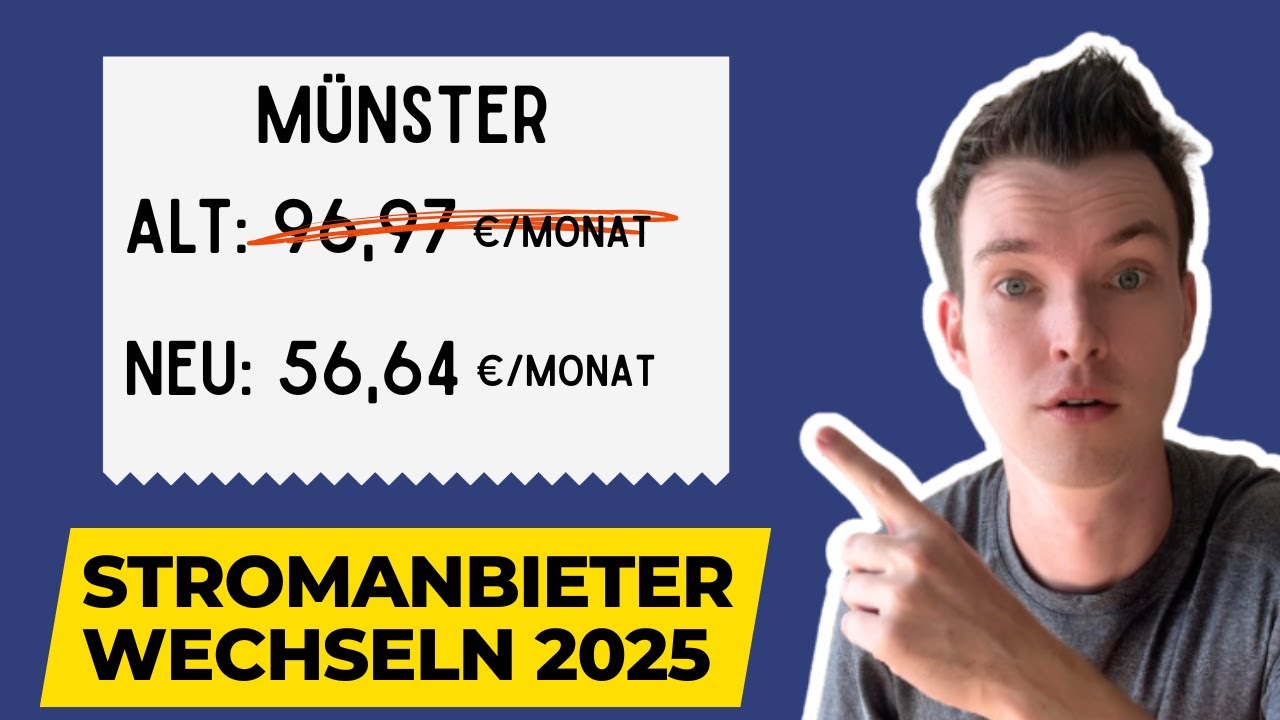 Stromanbieter Münster Vergleich JETZT in 2025 wechseln & sparen