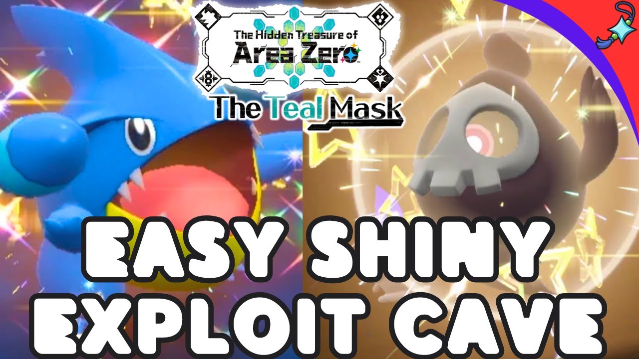 NEW Shiny Exploit Cave for Pokemon Scarlet Violet Teal Mask DLC
