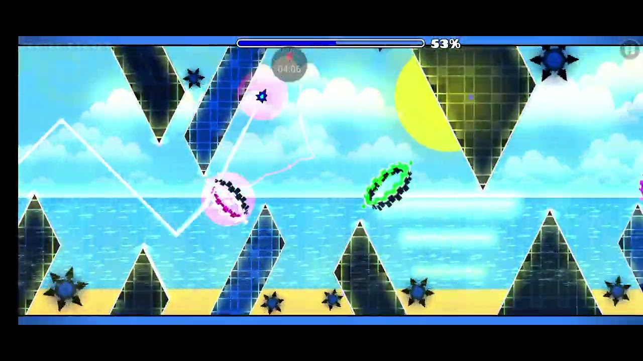 Geometry dash:Tidal wave easy easy ignore damege