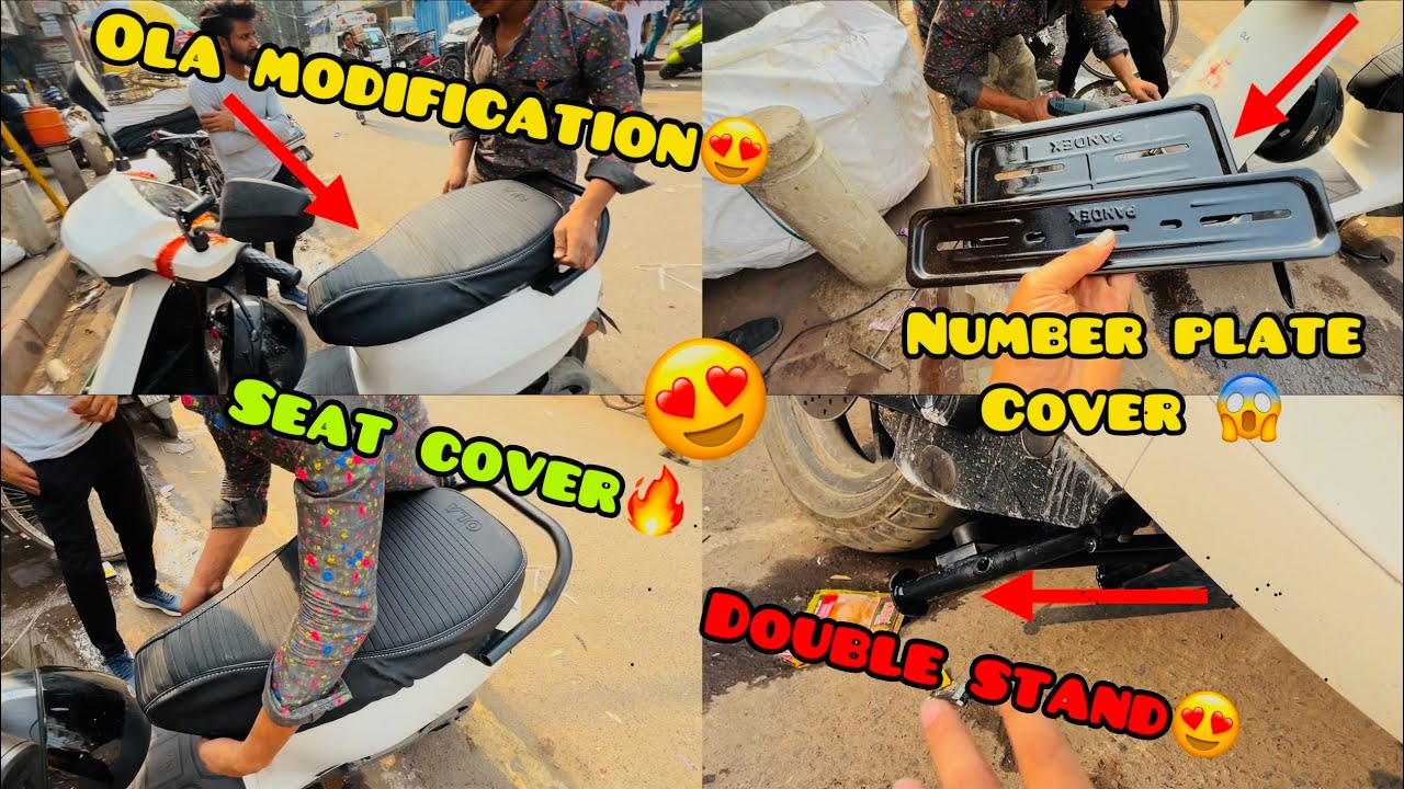 Ola S1 pro 2gen modifications 😍 delhi Karol Bagh naiwala cheapest market 🔥| double stand 😱