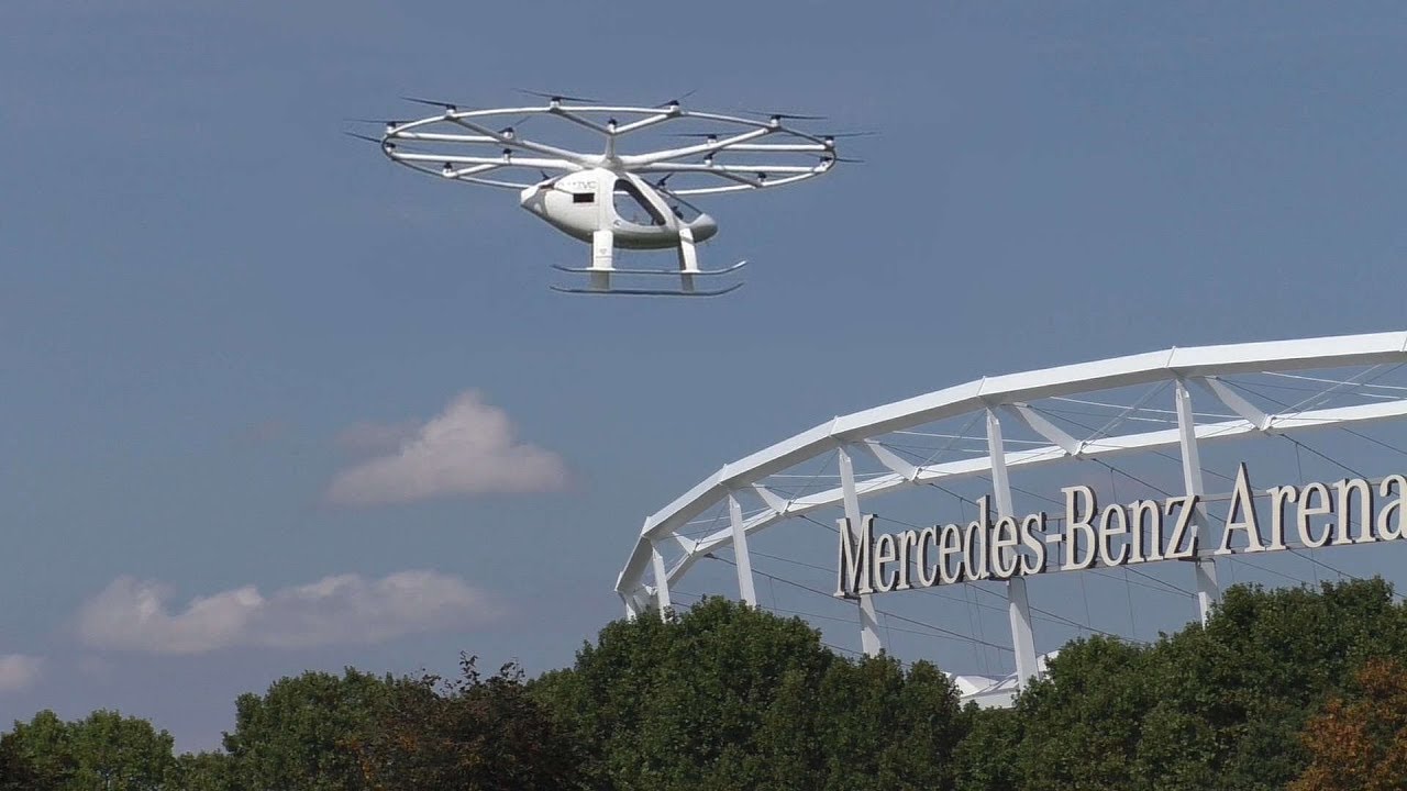 Premiere: Volocopter fliegt über Stuttgart