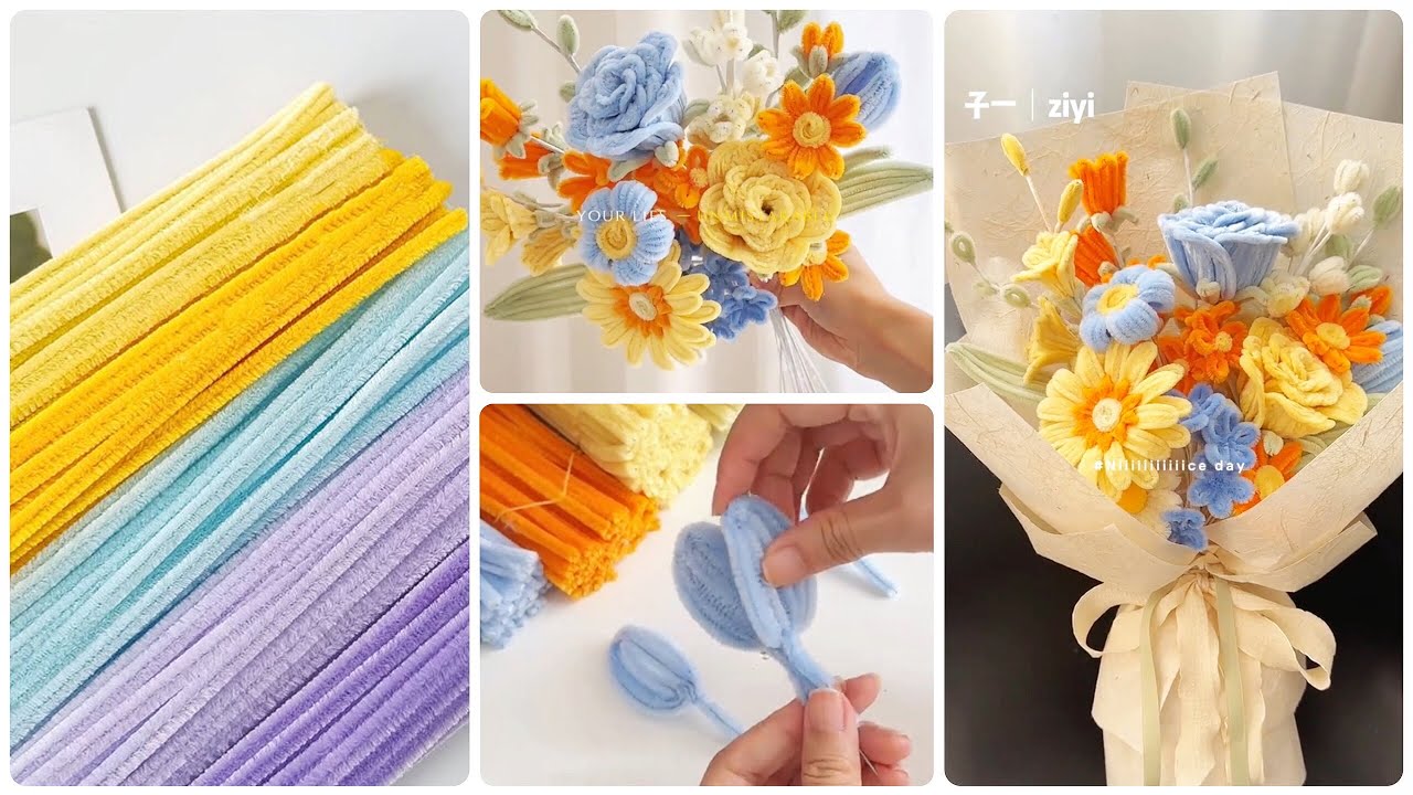DIY  flower bouquet