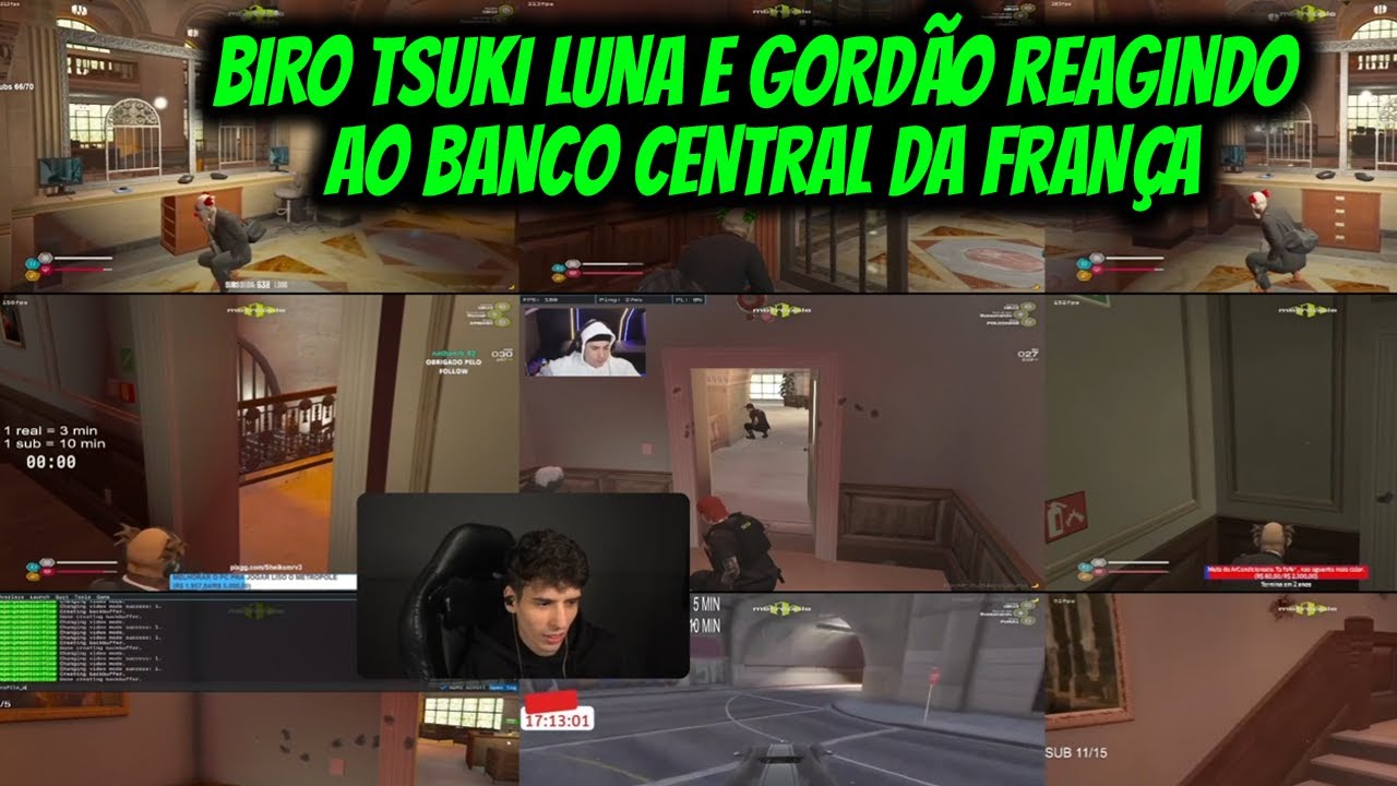 BIRO TSUKI LUNA E GORDÃO REAGINDO AO BANCO CENTRAL DA FRANÇA