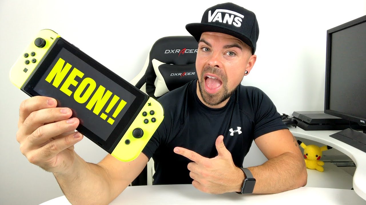 FIRST LOOK at NEW Neon Yellow Joy-Cons for Nintendo Switch!!