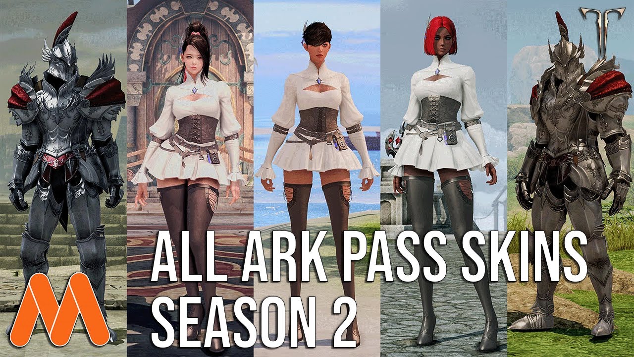 ARK PASS Season 2 All Super Premium Skin Options | Lost Ark