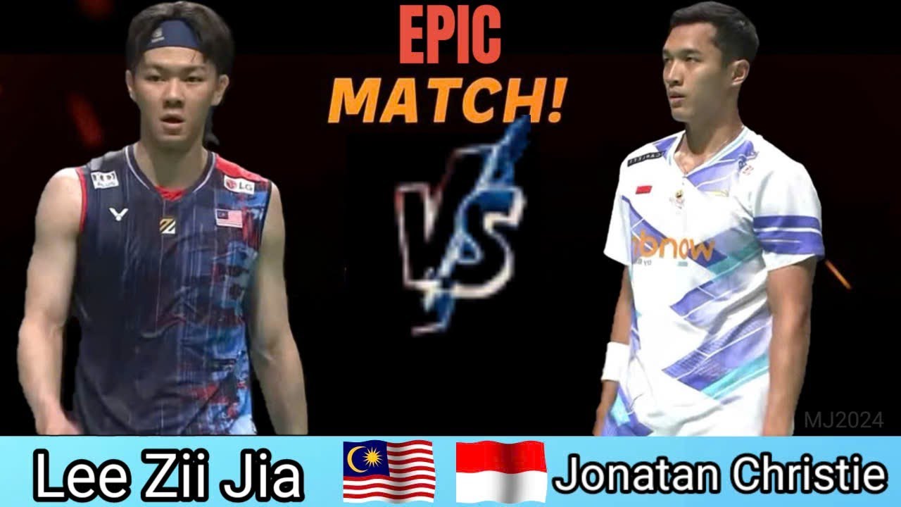 Badminton match | Lee Zii Jia vs  Jonathan Christie  | Epic match