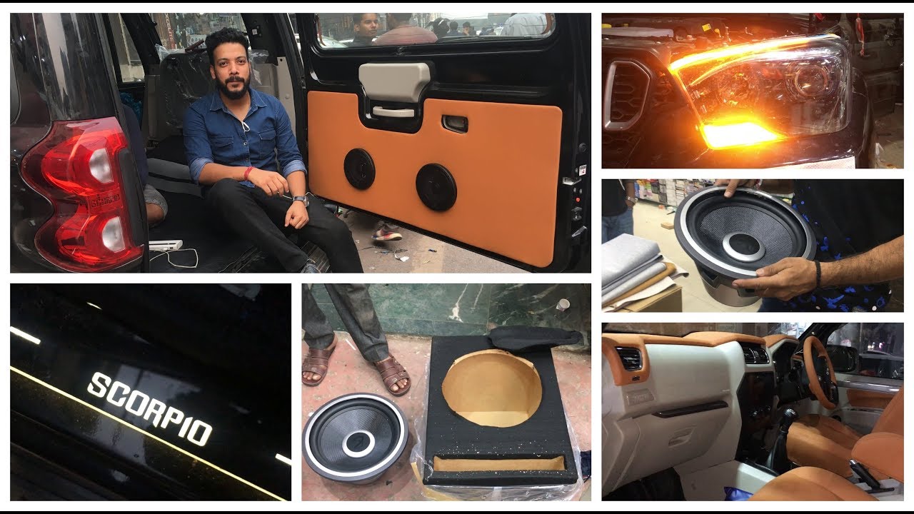 MAHINDRA SCORPIO 2019 II FULL MODIFICATION II INFINITY 12 INCH BASS II INTERIOR MODIFICATION
