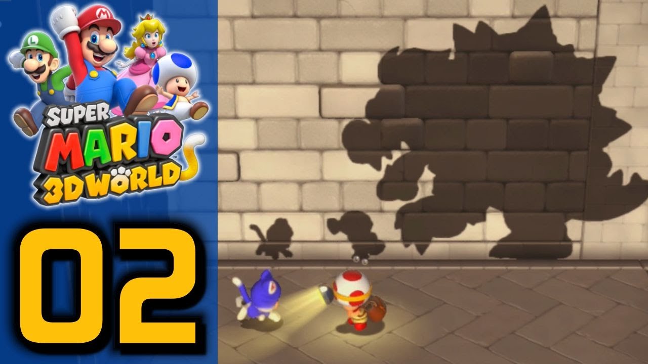 Super Mario 3D World - Paper Threats (Part 2, World 2 COMPLETE)