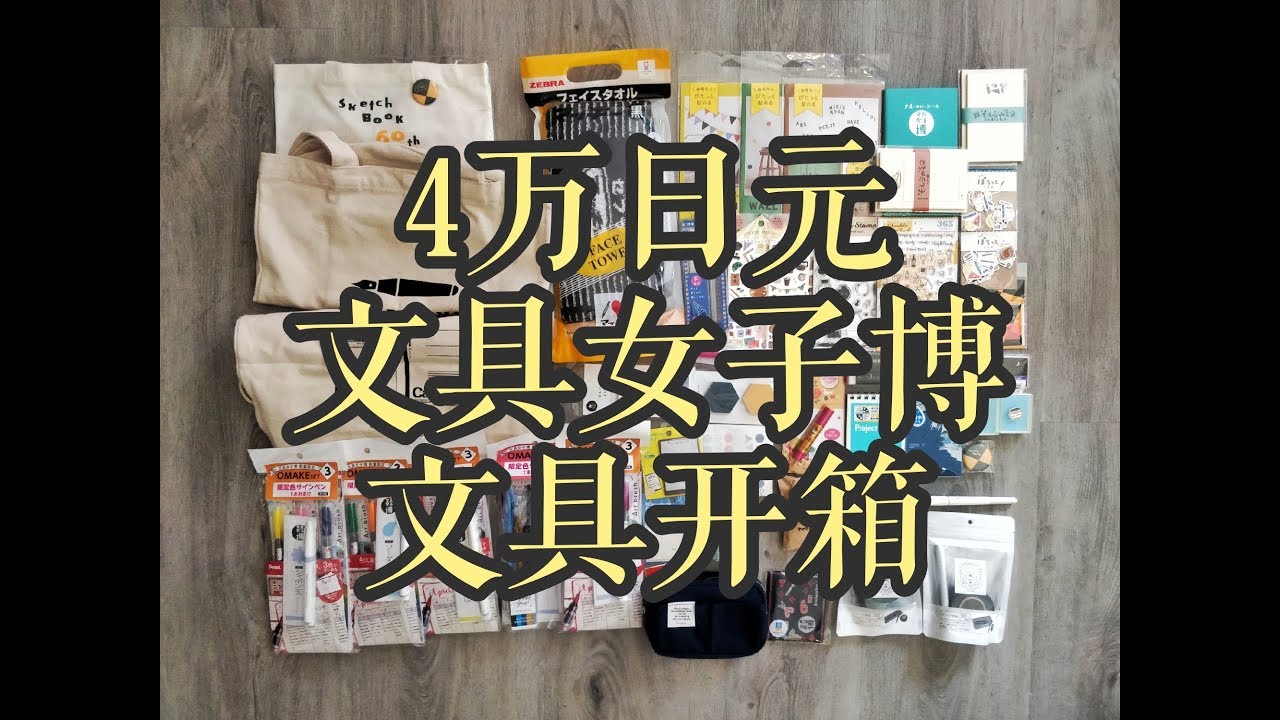 【不是闷】4万日元买到了哪些文具 | 文具女子博 | 开箱 Japan Bungujoshi 40,000 Yen Stationery Haul!
