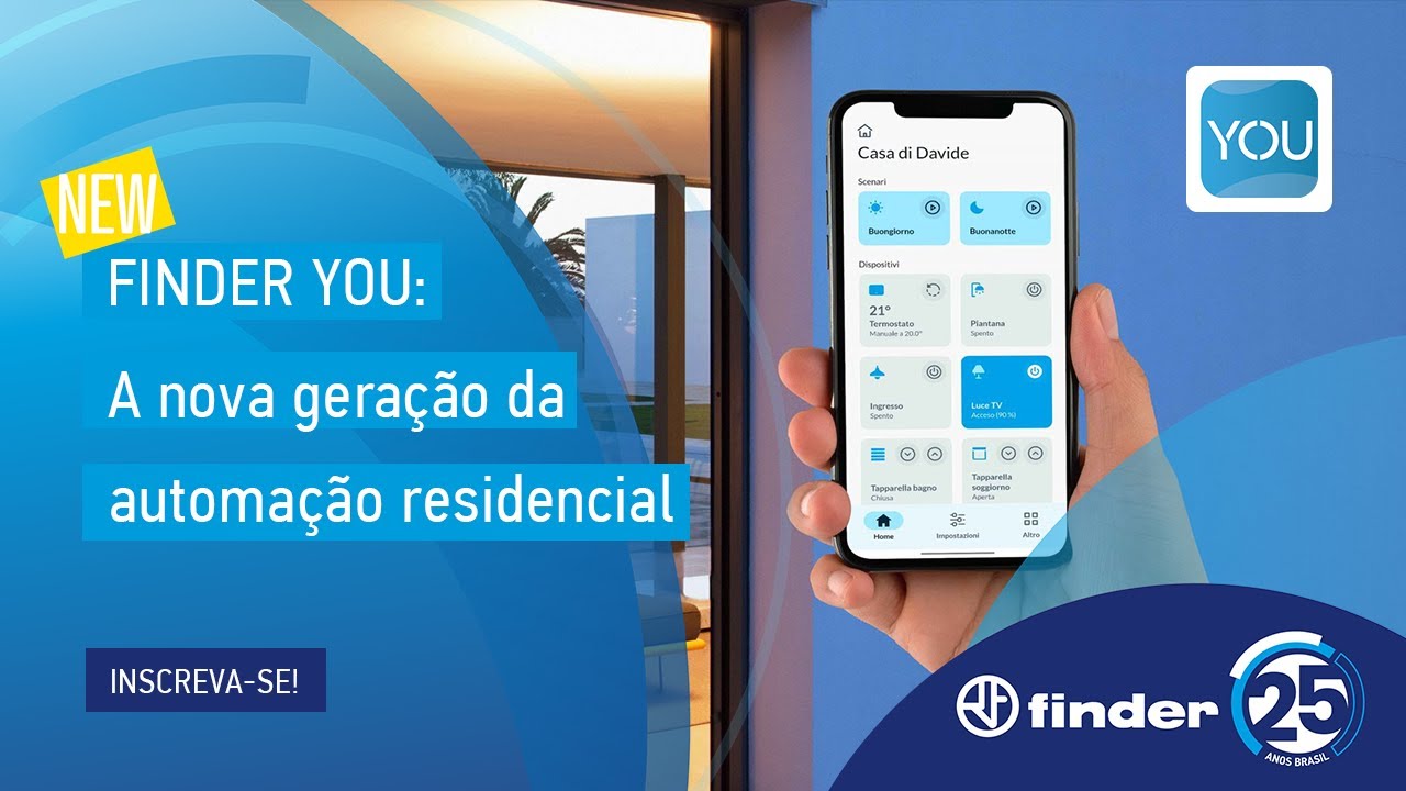 Finder YOU, a nova geração da automação residencial!