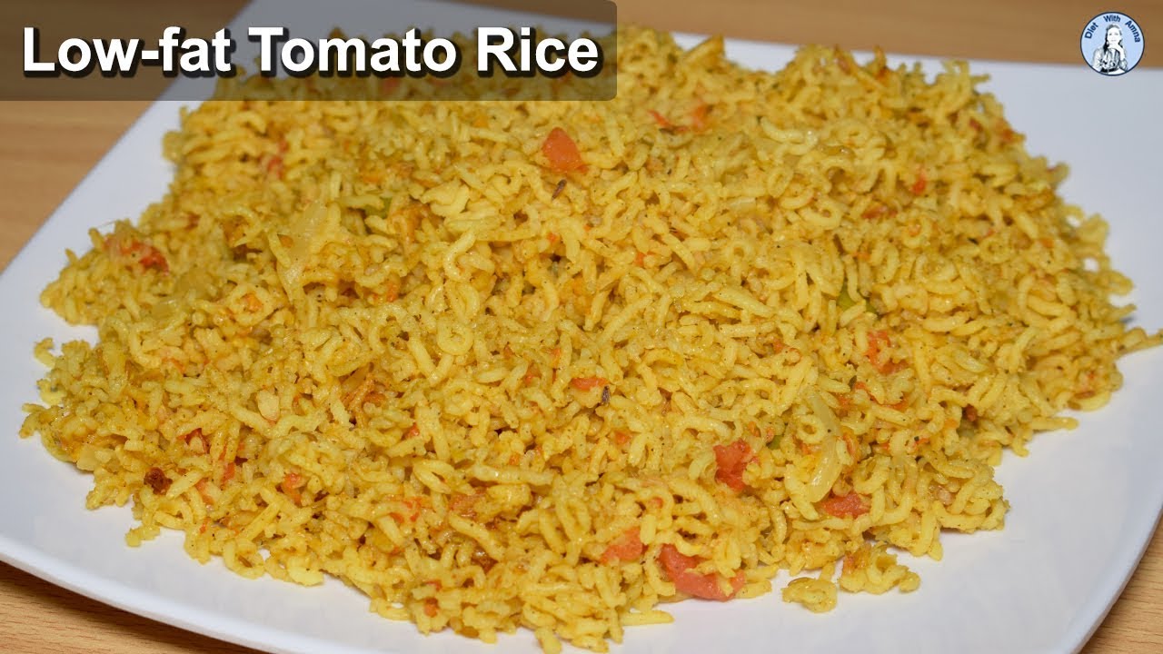 Tomato Rice Recipe | Low-fat Tomato Rice for Dinner | Life with Amna