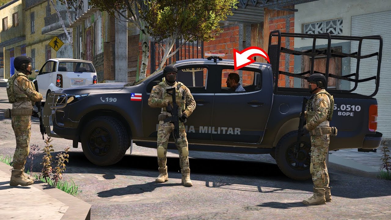 INDIVÍDUO FEZ  MULHER DE R3FÉM NA FAVELA  E OLHA NO QUE DEU - POLICIA NO GTA 5