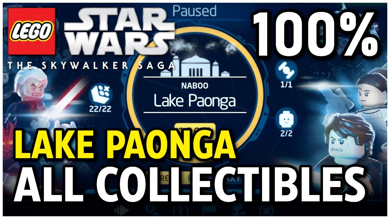 Lake Paonga: All Collectibles 100% Guide - LEGO Star Wars The Skywalker Saga
