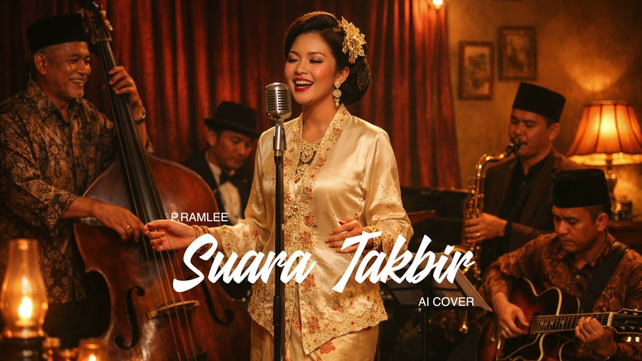 Suara Takbir - P.Ramlee (Ai Cover) - Jazz Version