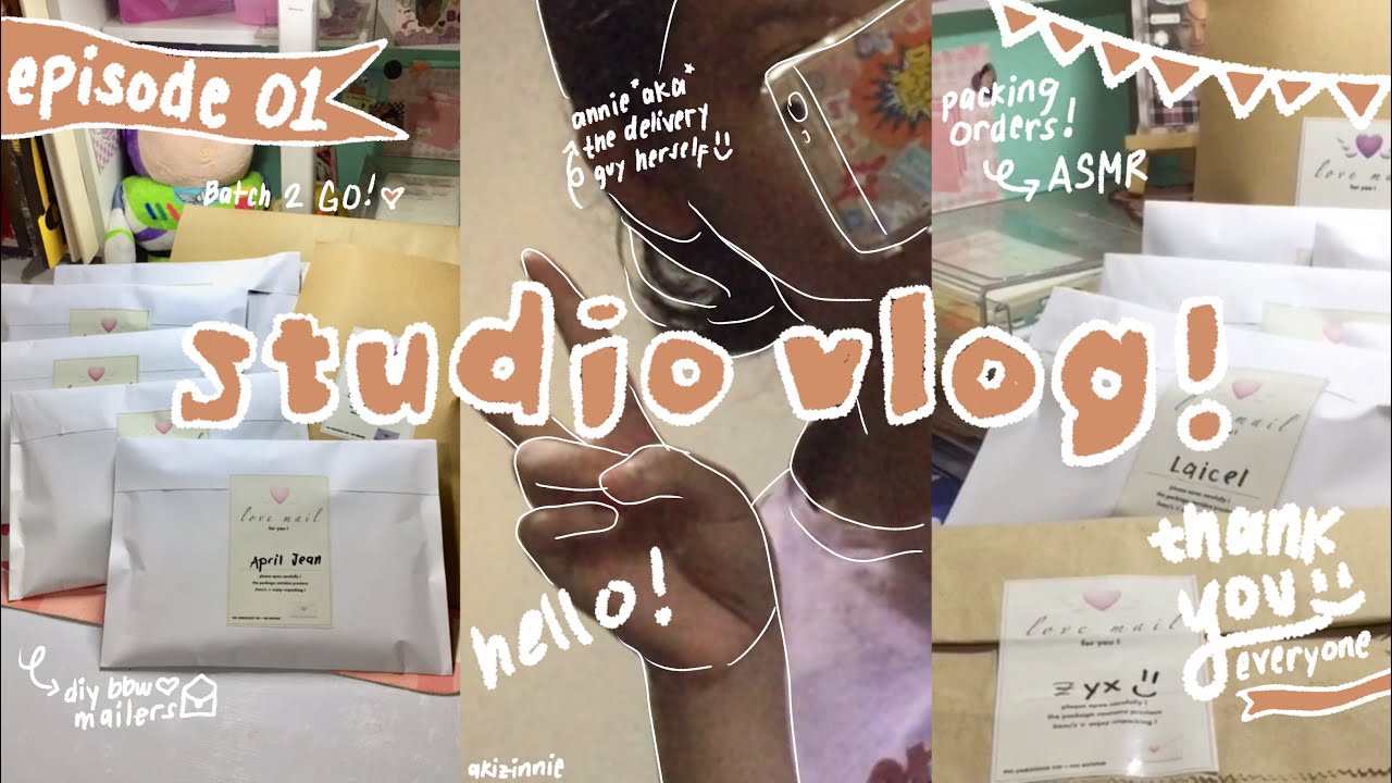studio vlog // preparing for a shop update, packing orders ASMR, and more ! | @readysetletsr_ace