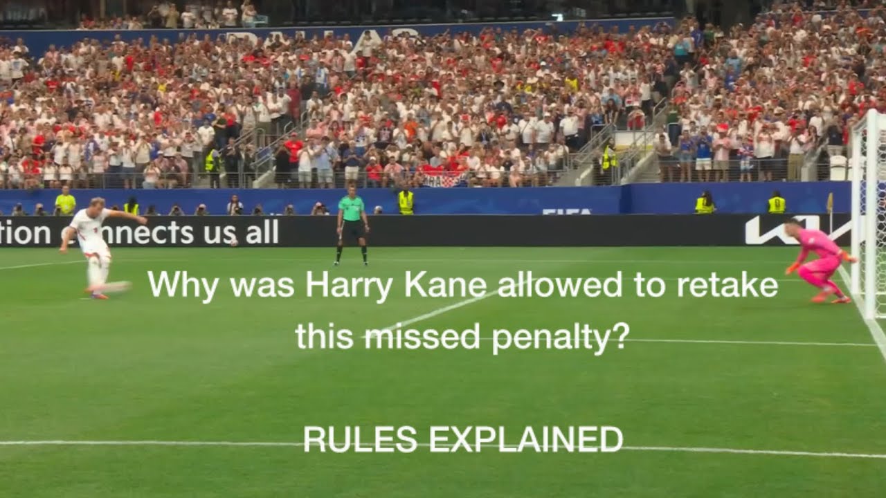 Harry Kane retaken penalty rules explained | England v Croatia World Cup 2026 | Controversy  