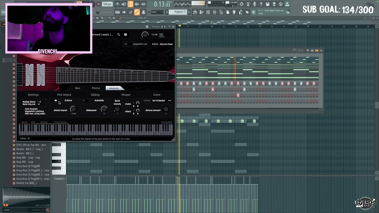 making a NONCHALANT beat at 11am for juice WRLD