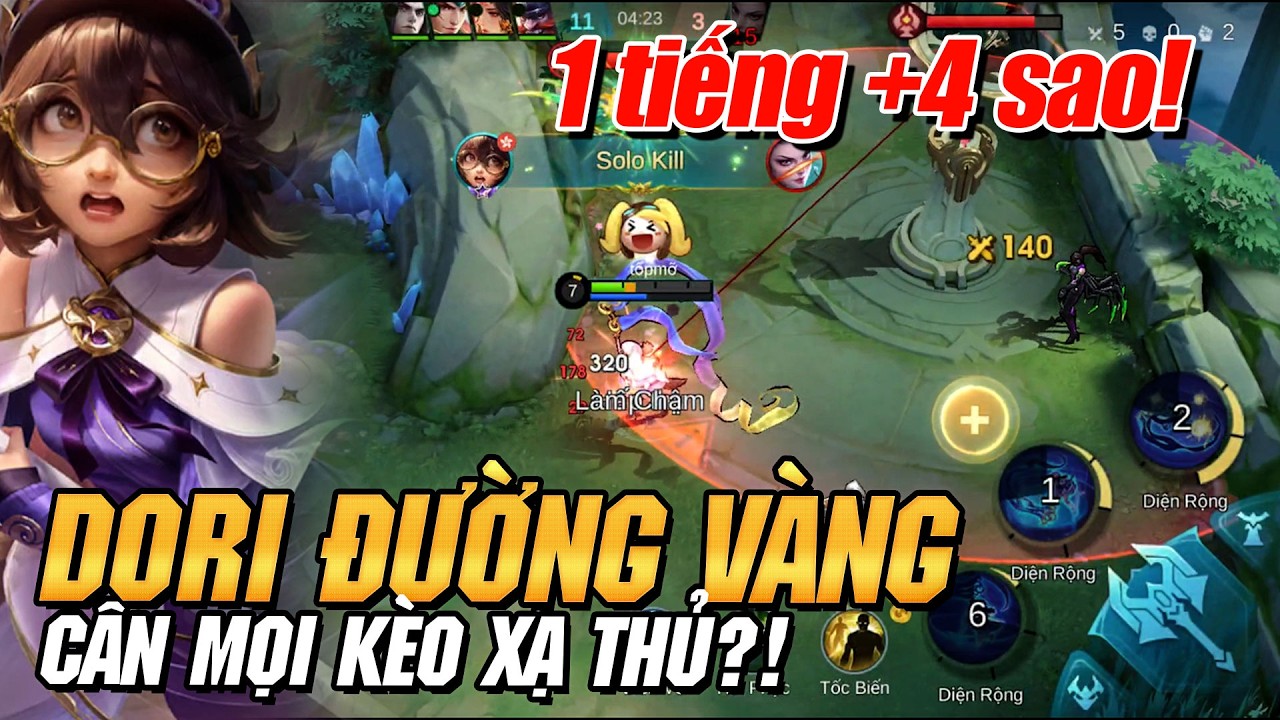 MLBB | 1 TIẾNG +4 SAO VỚI DORI: SI&Ecirc;U PH&Aacute;P SƯ H&Agrave;NH XẠ THỦ Ở META M&Ugrave;A TỚI? | Tốp Mỡ